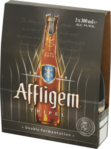 Affligem Tripel set van 3 flesjes van 0,30 liter